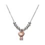 Pendente Love Beats Argento Rosa Cubic Zirconia