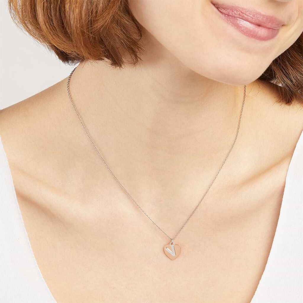 Collana Silver Collection Argento Bicolore Bianco / Rosa - Collane Donna | Stroili