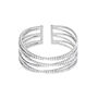 Bangle Romantic Shine Metallo Cristallo