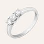 Anello Trilogy Firmamenti Oro Bianco Diamante