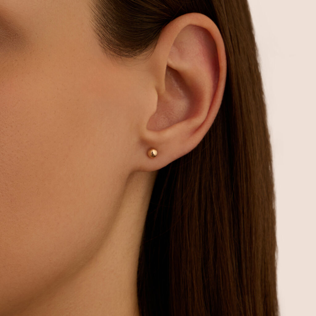 Orecchini Lobo Bon Ton Oro Giallo