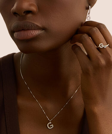 Mono Orecchino A Cerchio Silver Moments Argento Rodiato Cubic Zirconia