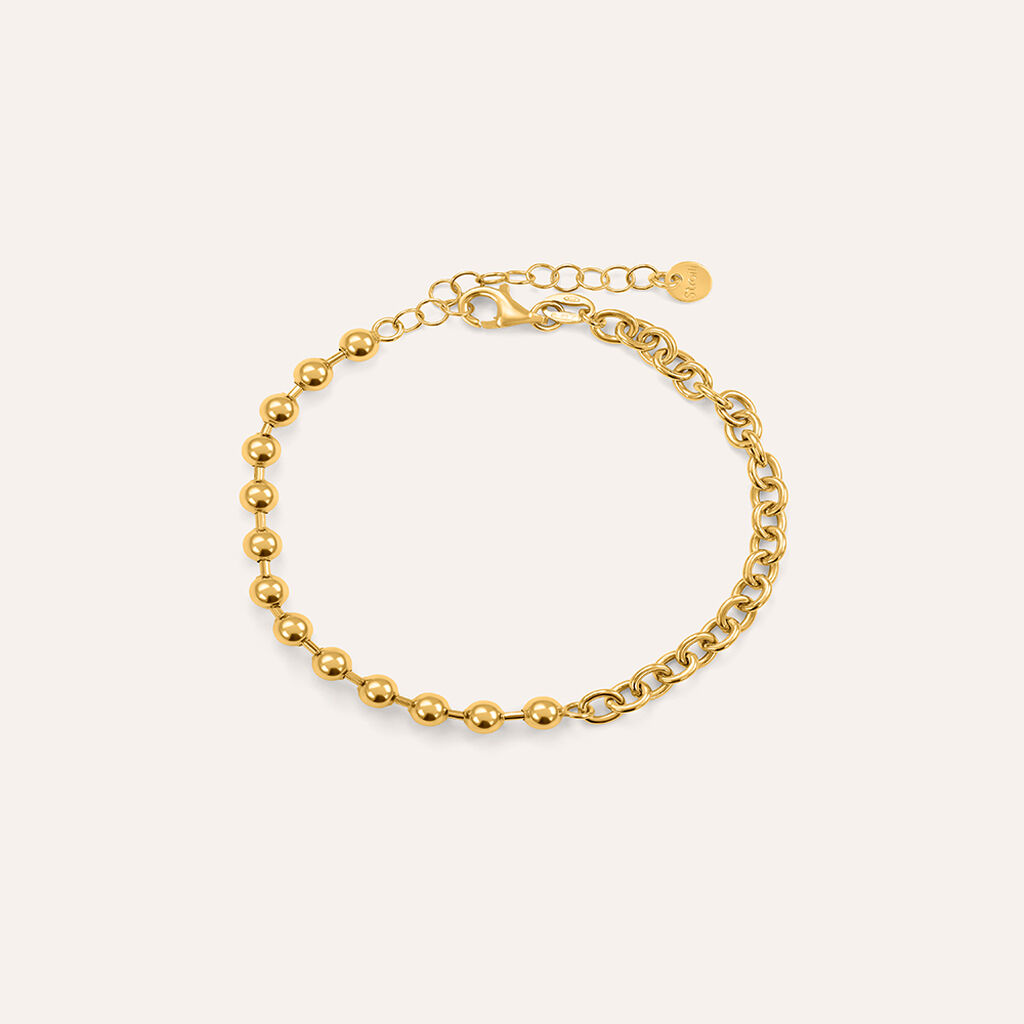 Bracciale Catena Silver Collection Argento Dorato