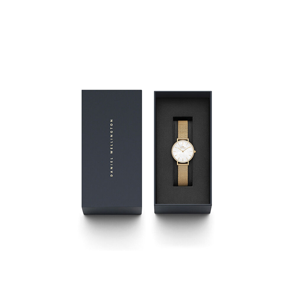Orologio Al Quarzo Daniel Wellington Petite Lumine Bezel Evergold