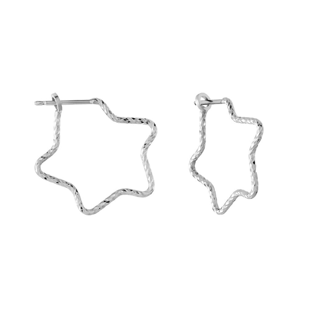 Orecchini A Cerchio Silver Collection Argento Rodiato - Orecchini a Cerchio Donna | Stroili