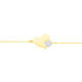 Bracciale in oro giallo e glitter con simbolo cuore - Bracciali Amicizia Donna | Stroili