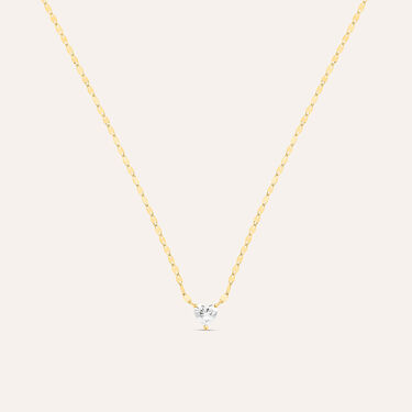 Collana Punto Luce Claire Oro Giallo Cubic Zirconia