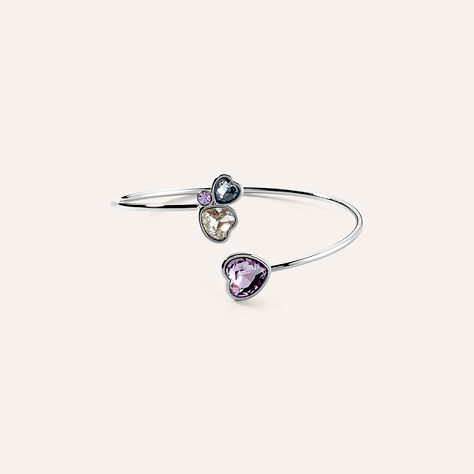 Bangle Violet Ottone Cristallo - Bracciali Rigidi Donna | Stroili