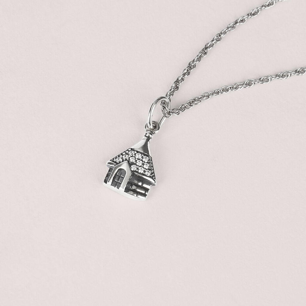 Pendente Saluti&Baci Trullo Love Beats Argento Rodiato Cubic Zirconia - Ciondoli Donna | Stroili