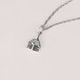 Pendente Saluti&Baci Trullo Love Beats Argento Rodiato Cubic Zirconia