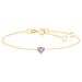 Bracciale Punto Luce Amélie Oro Giallo Ametista - Bracciali Love Donna | Stroili