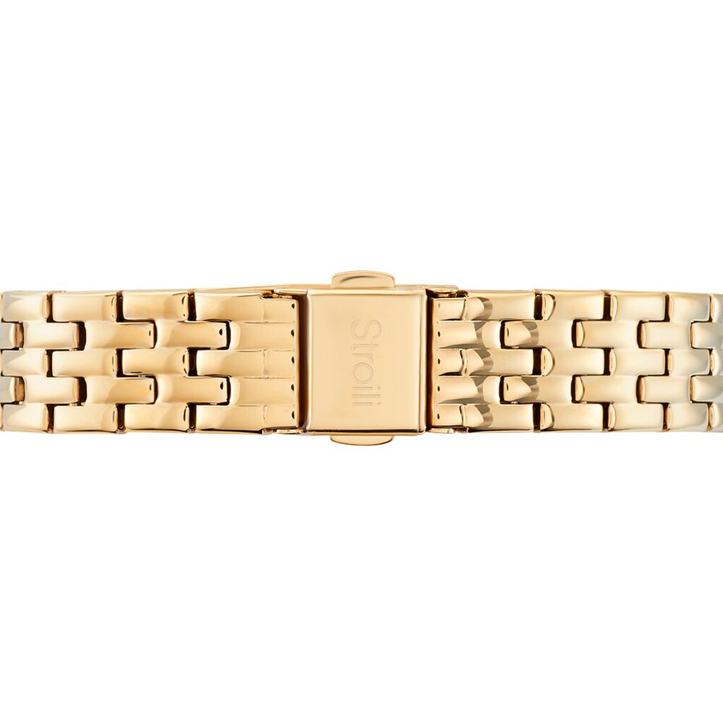 Orologio solo tempo linea Kensington con cinturino e cassa oro - Orologi per Prima Comunione Donna | Stroili