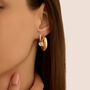 Orecchini A Cerchio Toujours Oro Giallo Cubic Zirconia
