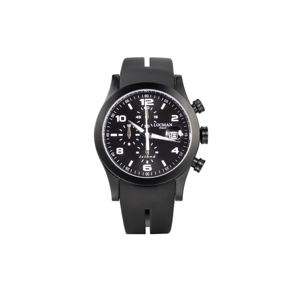 Orologio Al Quarzo Locman Island 0618k01s-bkbkwhsk