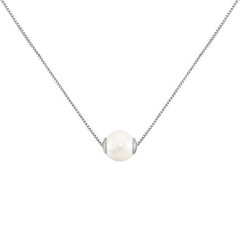 Collana Silver Pearls Argento Rodiato Perla sintentica - Collane Donna | Stroili