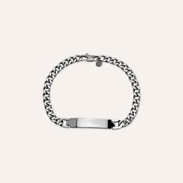 Bracciale Con Targhetta Man Code Acciaio