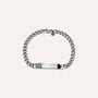 Bracciale Con Targhetta Man Code Acciaio
