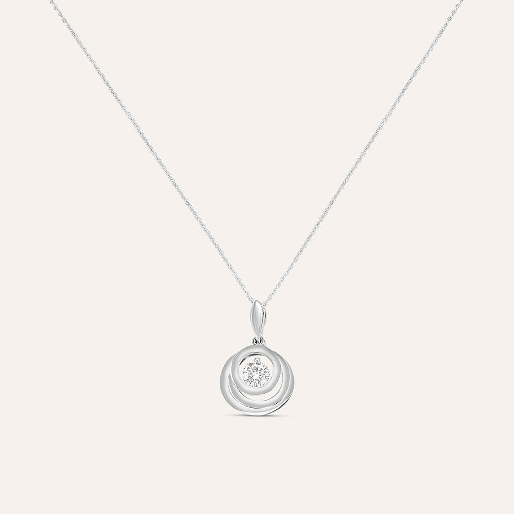 Collana Silver Elegance Argento Rodiato Cubic Zirconia