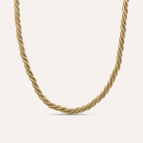 Collana Lady Code Acciaio Dorato - Collane Donna | Stroili