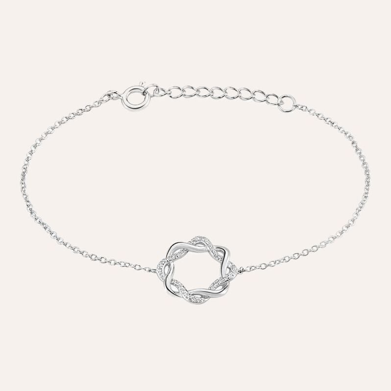 Bracciale Silver Shine Argento Rodiato Cubic Zirconia - Bracciali Donna | Stroili