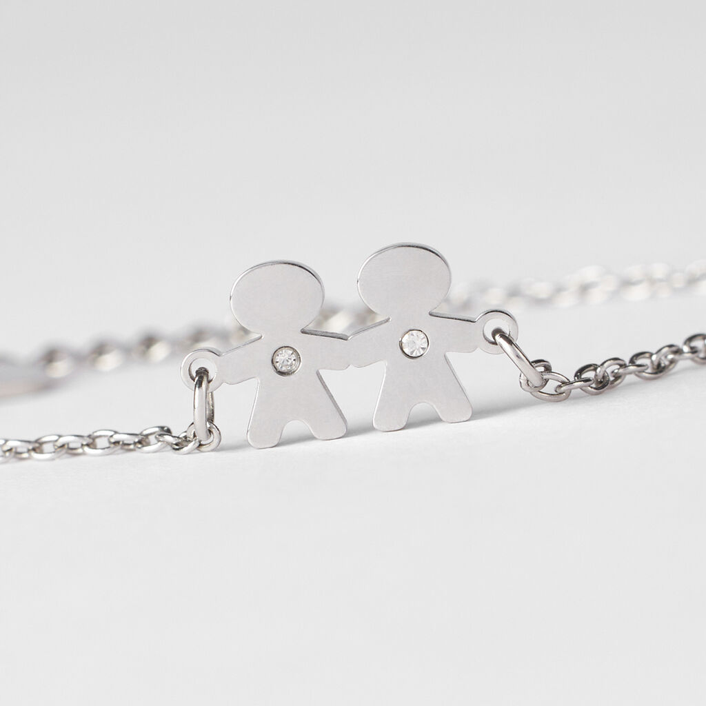 Bracciale Sunrise Acciaio Cristallo