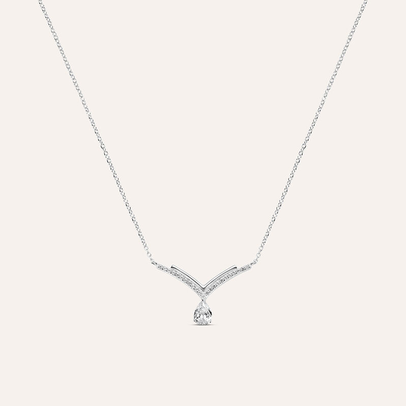 Collana Punto Luce Silver Elegance Argento Rodiato Cubic Zirconia - Collane Punto Luce Donna | Stroili