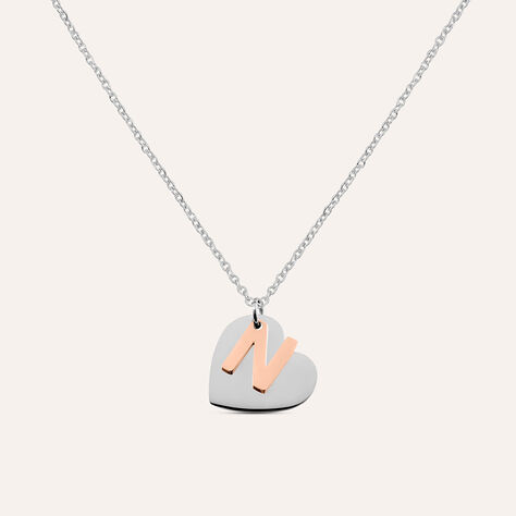 Collana Sunrise Acciaio Bicolore Bianco / Rosa - Collane Donna | Stroili