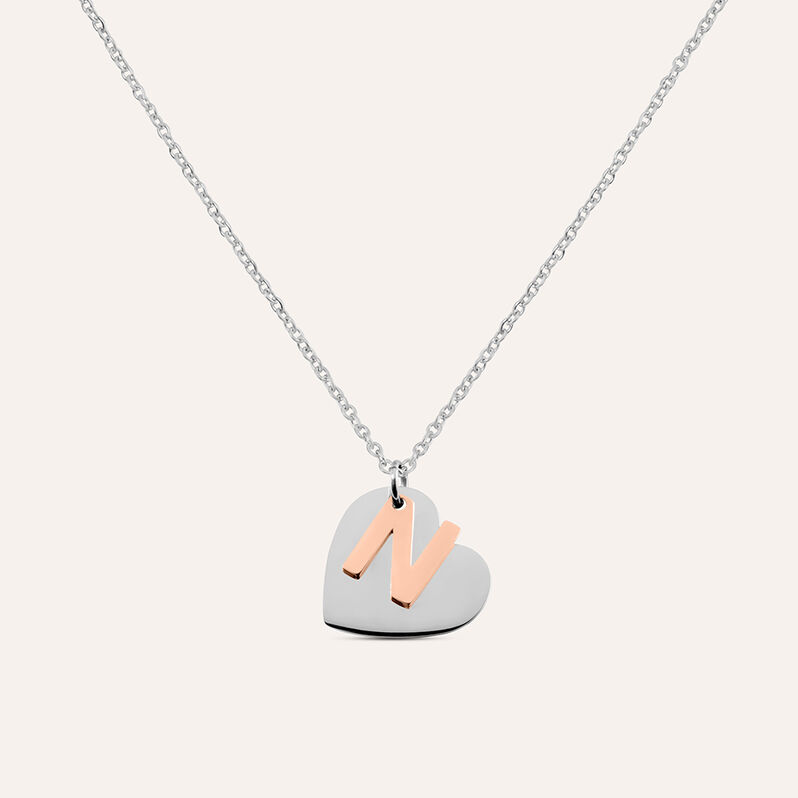 Collana Sunrise Acciaio Bicolore Bianco / Rosa - Collane Donna | Stroili