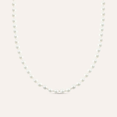Collana Silver Pearls Argento Rodiato Perla sintetica