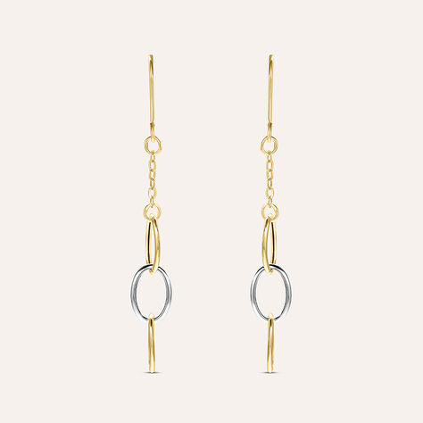 Orecchini Pendenti Beverly Oro Bicolore - Orecchini Pendenti Donna | Stroili