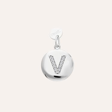 Pendente Love Beats Argento Rodiato Cubic Zirconia