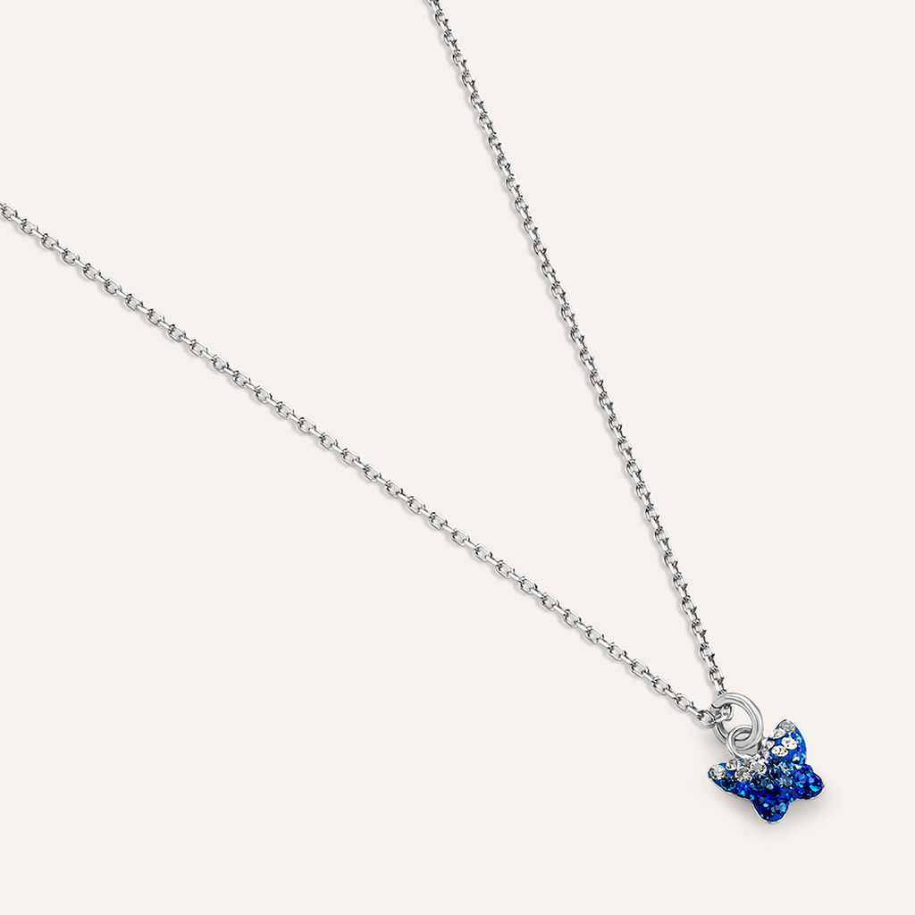 Collana Silver Baby Argento Rodiato Cristallo