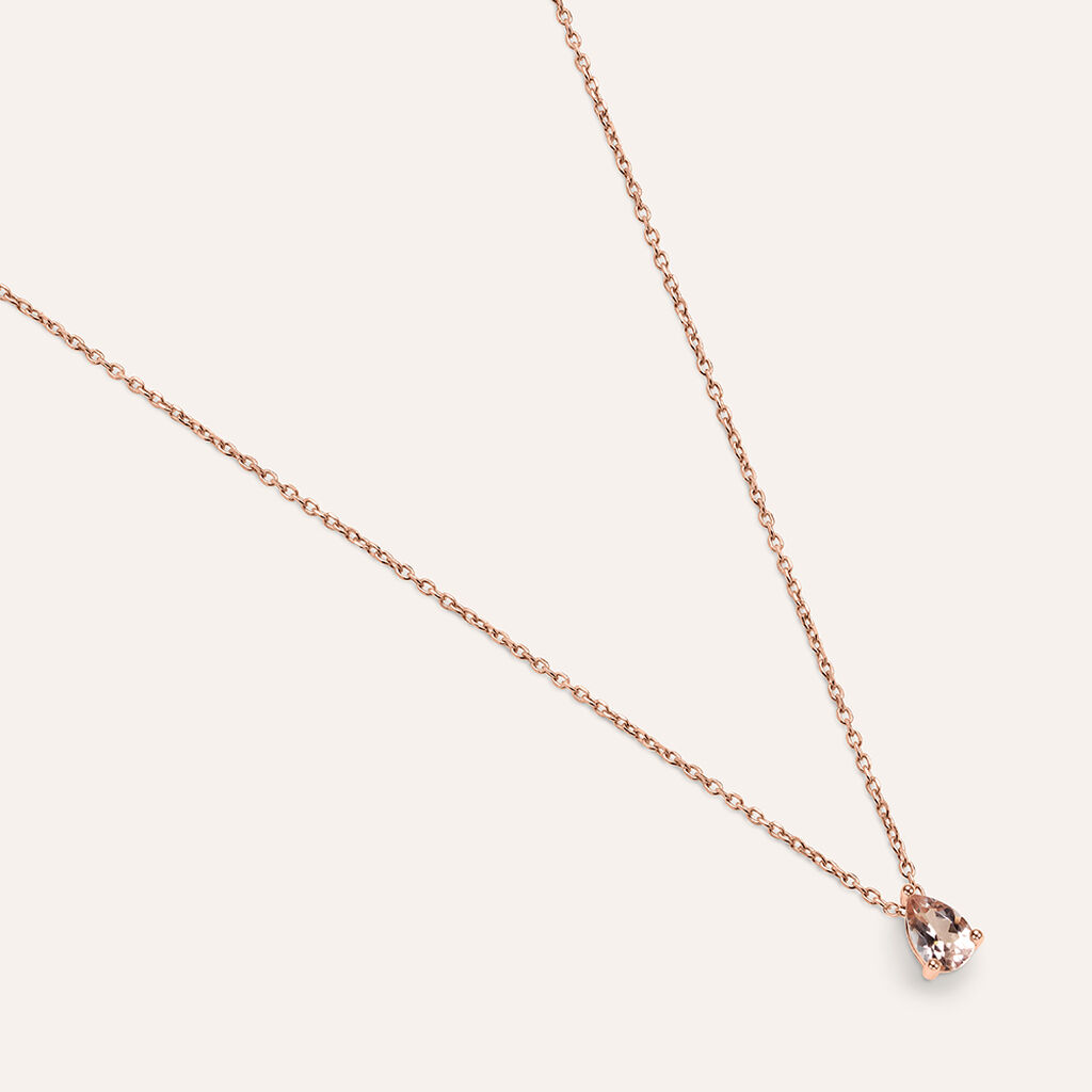 Collana Jasmine Oro Rosa Morganite - Collane Donna | Stroili