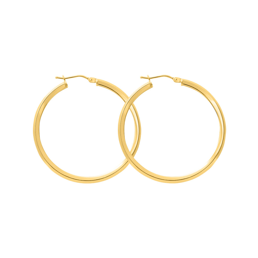 Orecchini A Cerchio Toujours Oro Giallo - Orecchini a Cerchio Donna | Stroili