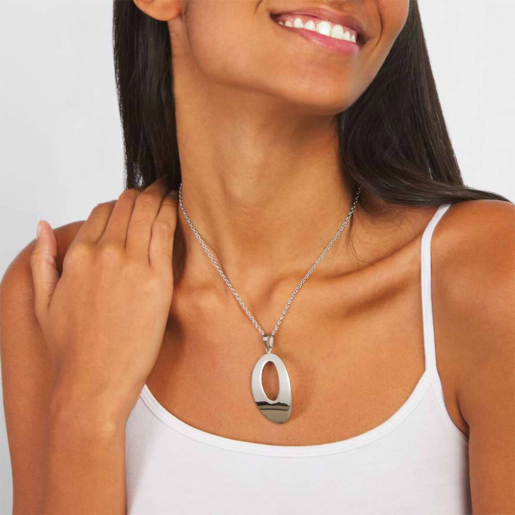 Collana Lady Code Acciaio Ovale - Collane Donna | Stroili