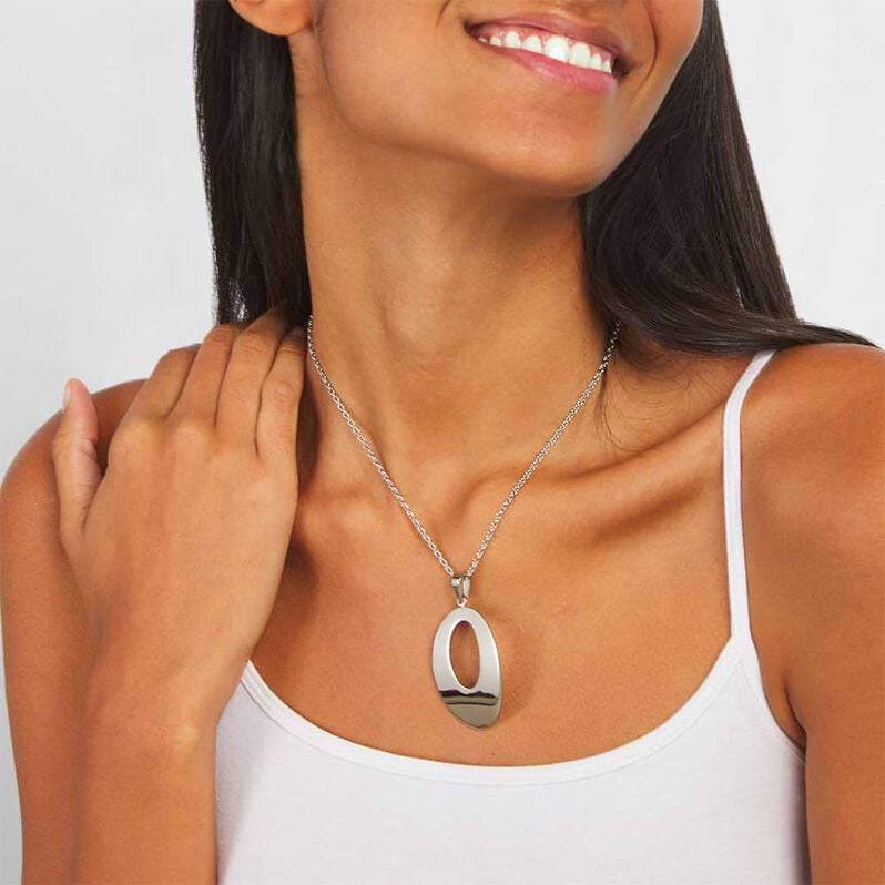 Collana Lady Code Acciaio Ovale - Collane Donna | Stroili