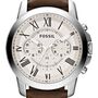 Orologio Cronografo Uomo Fossil Grant quadrante crema FS4735