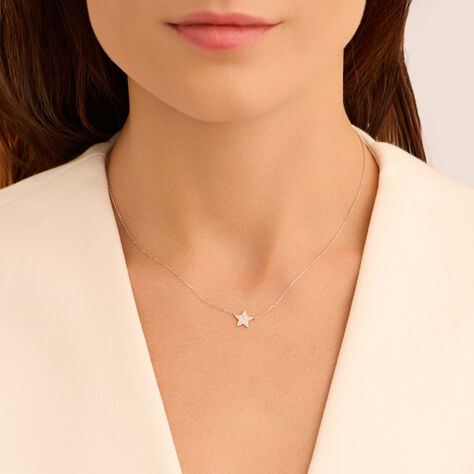 Collana Sophia Oro Bianco Diamante - Collane Donna | Stroili