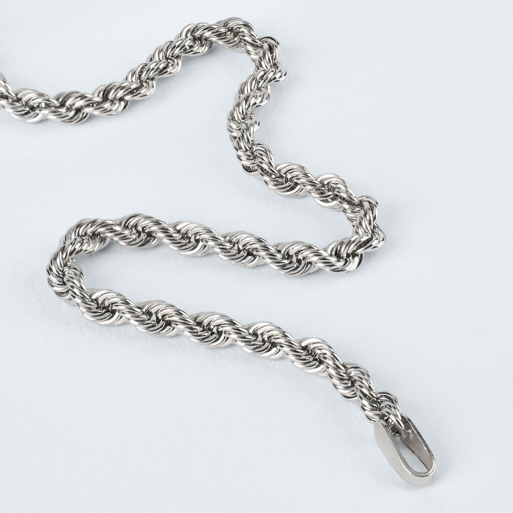 Bracciale Catena Colette Oro Bianco - Bracciali Donna | Stroili