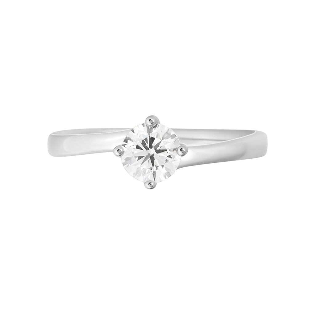 Anello Solitario Valentino Diamade Oro Bianco Diamante Lab-Grown - Anelli con Pietre Donna | Stroili