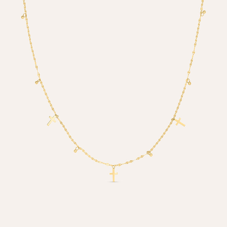Collana Rosario Holy Oro Giallo - Collane Rosario Donna | Stroili