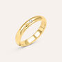 Fede Classica Leggera 3.6 mm Oro Giallo Diamante