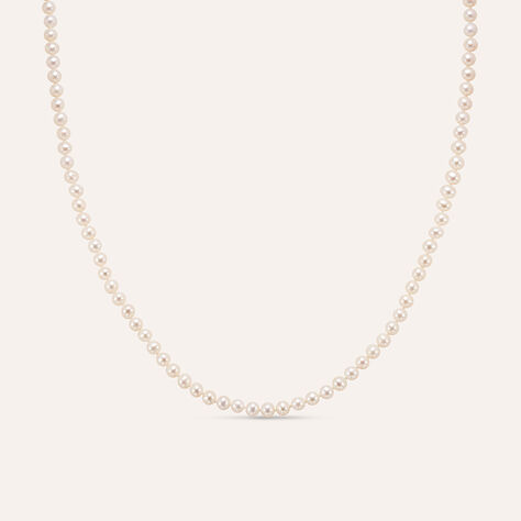 Collana Gabrielle Oro Bianco Perla D'Acqua Dolce - Collane Donna | Stroili