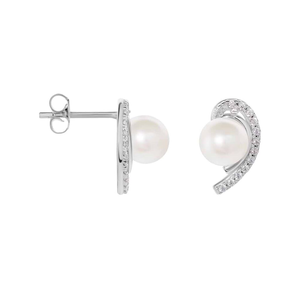 Orecchini Les Lulu In Oro Con Perla Freshwater Viola E Ciondolo Stella MIMI Mila - Foto 7