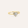 Anello Solitario Claire Oro Giallo Cubic Zirconia