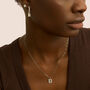 Mono Orecchino A Cerchio Silver Moments Argento Rodiato Cubic Zirconia
