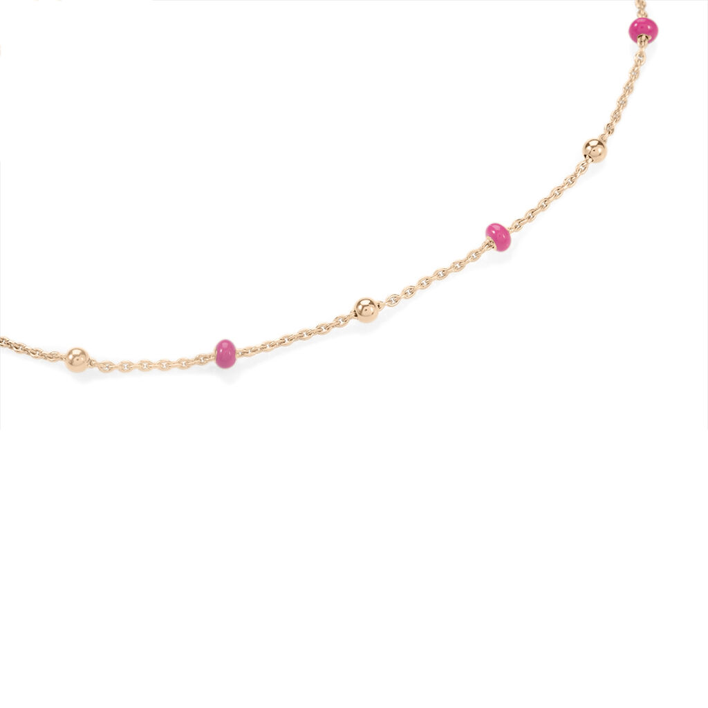 Cavigliera Silver Collection Argento Rosa Pietra sintetica - Cavigliere Donna | Stroili