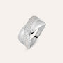 Anello Fascia Claire Oro Bianco Cubic Zirconia
