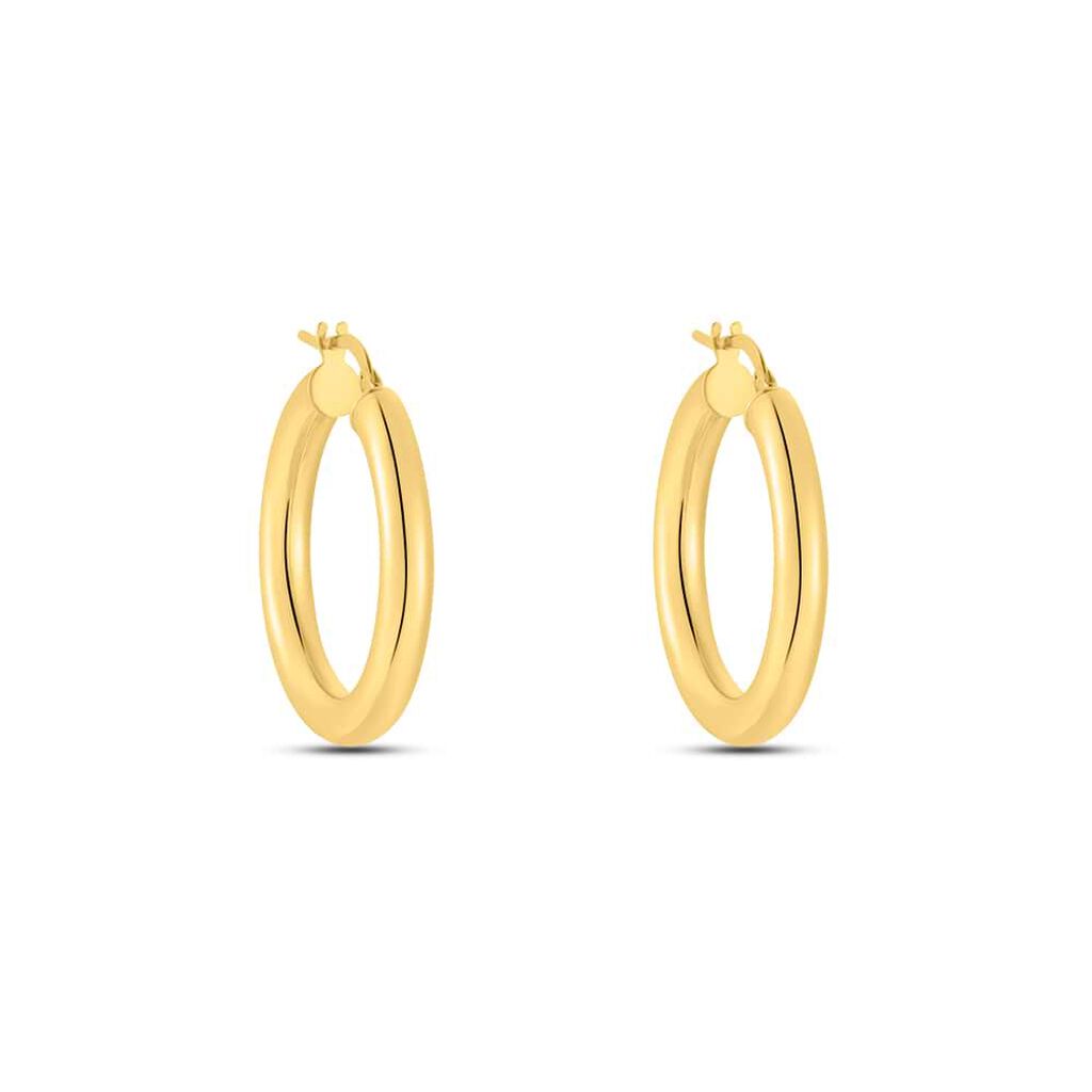 Orecchini A Cerchio Toujours Oro Giallo - Orecchini a Cerchio Donna | Stroili