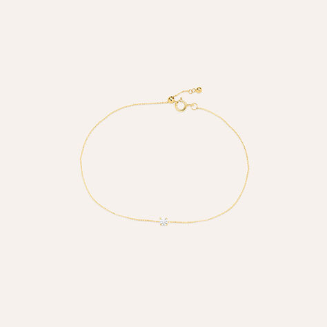 Bracciale Punto Luce Claire Oro Giallo Cubic Zirconia - Bracciali Amicizia Donna | Stroili
